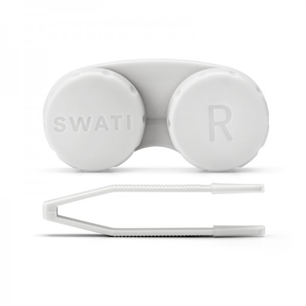SWATI® Linsenbehälter & Pinzette | Kontaktlinsen sicher entnehmen und verwahren