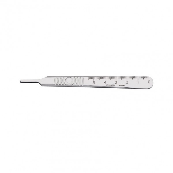 Swann Morton® Skalpellgriff aus Edelstahl | 12 cm | kompatibel mit Klinge 10R