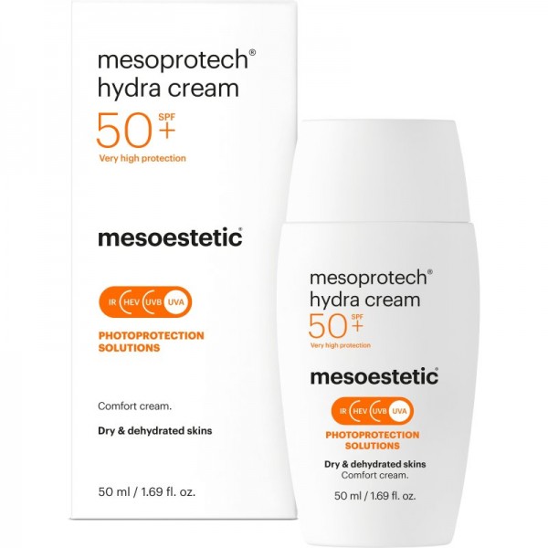 mesoestetic® Hydra Cream SPF50+ | Anti-Aging Sonnenschutz | Pflegeöl mit SPF 50+