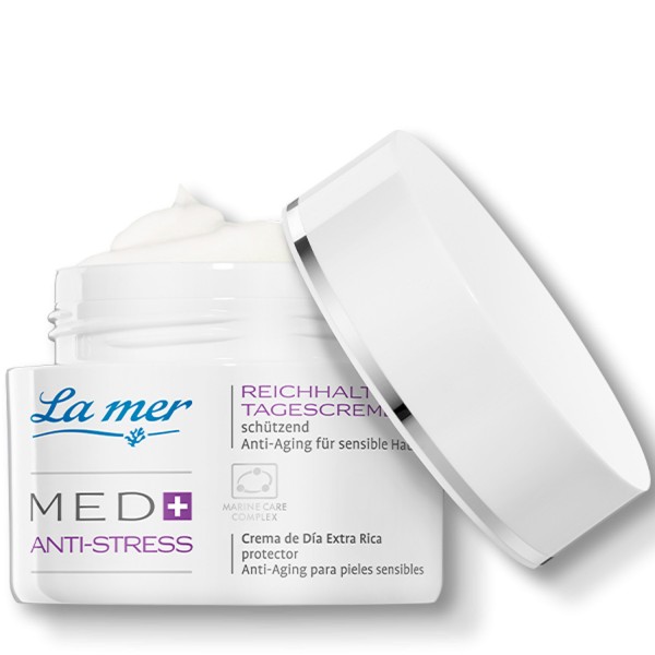 La mer MED+ Anti-Stress Reichhaltige Tagescreme 50 ml (ohne Parfum)