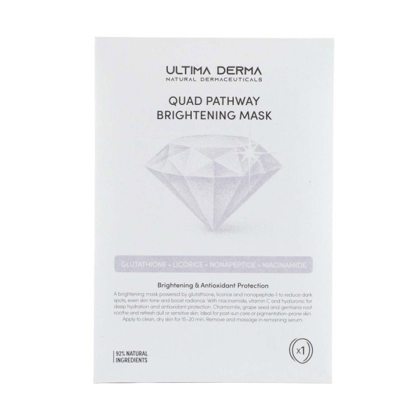 Ultima Derma Wellness Face Mask Quad Pathway Brightening (1 Stück)