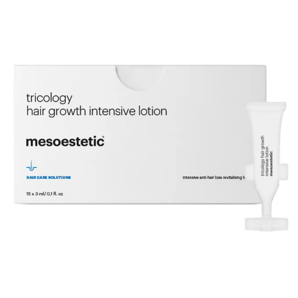 mesoestetic® Tricology Hair Growth Intense Lotion | Haarwachstums-Serum | 15 Ampullen mit je 3 ml