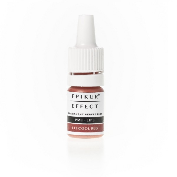 Epikur Effect® | L12 Cool Red PMU-Lippenpigment (5 ml) | REACH und ECHA konform