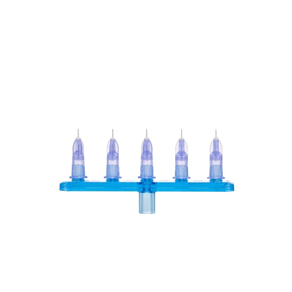 Multi-Injektor 5-fach linear 27G / 0,4 x 4 mm