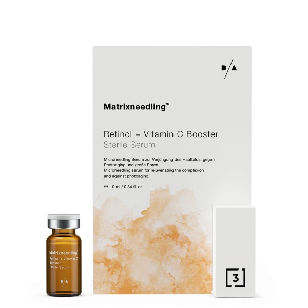 D/A Retinol + Vitamin C Booster | steriles Microneedling Serum | gegen große Poren &amp; PhotoAging