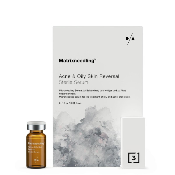 D/A Acne &amp; Oily Skin Reversal | steriles Microneedling Serum | Akneprävention &amp; ölige Haut