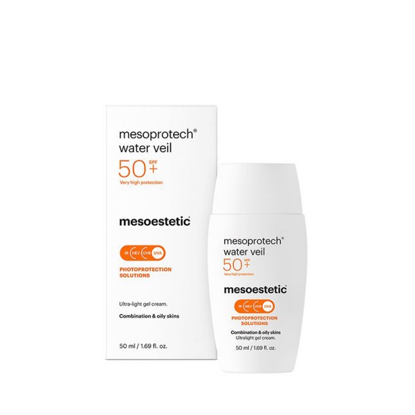 mesoestetic® Mesoprotech Light Water Veil 50+ | hydratisierender Anti-Aging Sonnenschutz