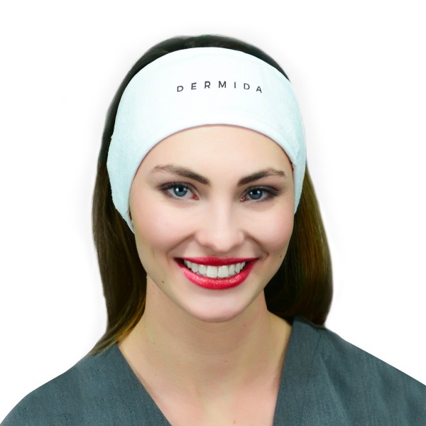 DERMIDA® Kosmetik-Haarband | hält Haare sanft zurück | für kosmetische Gesichtsbehandlungen